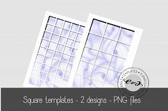 Digital square sheet templates Product Image 1