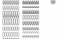 110 Floral Brushes for Adobe Illustrator Product Image 2