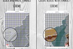 Botanical Art Cross stitch pattern PDF Iris Purple bouqets Product Image 4