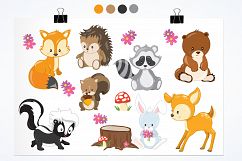 Woodland Animals graphics and illustrations Product Image 2