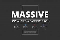 Massive Social Media Banners Pack Product Image 1