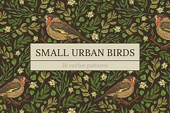 Small Urban Birds patterns Product Image 11