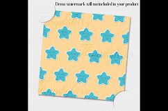 12 Teal and Yellow Baby Shower Digital Papers, Kid Papers Product Image 4