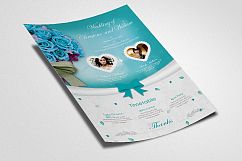 Floral Wedding Invitation Postcard Product Image 3