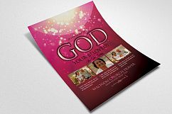 God Almighty Church Flyer Product Image 3