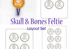 Halloween ITH Orange Set of 4 Embroidery Designs Product Image 9