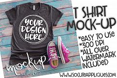 Gray t shirt mock up 6499 Product Image 1