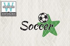 Soccer Cutting Files KWD024H Product Image 1