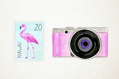 Watercolor Travel Clipart, Travel Clip Art, Travel Graphics Product Image 4