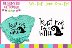 Trust me I'm a witch, Halloween, SVG, DXF, PNG Product Image 1
