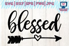 blessed SVG | arrow SVG | Thanksgiving SVG Product Image 3