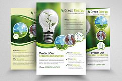 3 Layout Eco Green Energy Flyer Template Product Image 1