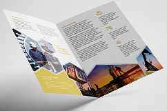 Half Fold Oil and Gas Brochure Template Product Image 4