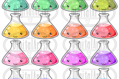 Kawaii Science Beaker Clipart Product Image 2