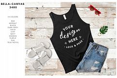 Bella Canvas TShirt Mockup Bundle Beach House Summer Style Product Image 2