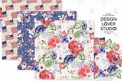 4th of July digital paper pack Product Image 6