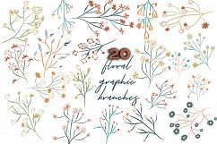 Floral graphic branches Product Image 2