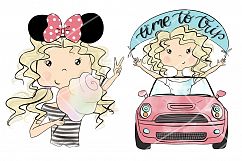 Collection of 4 Sets Girls Summer Product Image 9