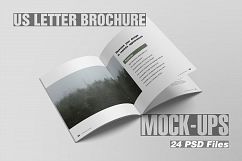 US Letter Brochure Mockup Product Image 1