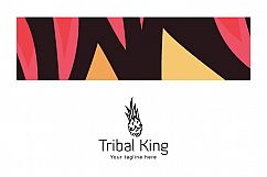 Tribal King - Creative Artistic Traditional Human Face Stock Logo Template Product Image 3