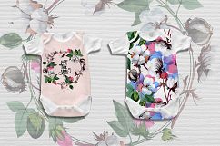 Cool cotton PNG watercolor set Product Image 2