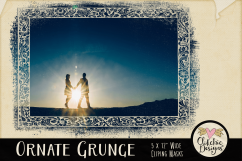 Grunge Clipping Masks - Ornate Photoshop Masks &amp; Tutorial Product Image 3