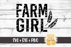 Farm Girl - Distressed SVG Product Image 1