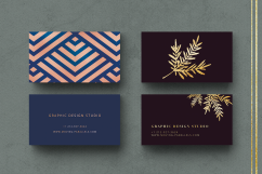 Elegant Gold Business Cards Bundle Product Image 9