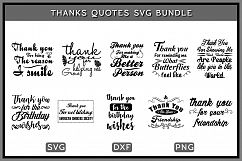 Thanks Quotes SVG Bundle Product Image 1