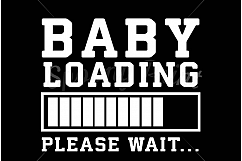 Baby loading please wait Printable Product Image 2