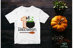 First Halloween, 1st Halloween in SVG, DXF, PNG, EPS, PDF Product Image 2