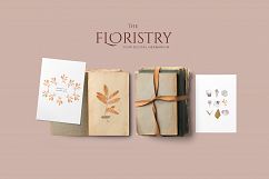 THE FLORISTRY floral collection - watercolor, line art, real Product Image 15