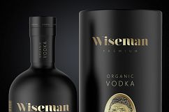 Matte Glass Bottle Mockup Product Image 4