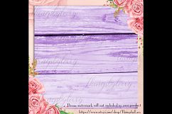 16 Lavender Wood Texture Digital Papers, Barn Wood Papers Product Image 2