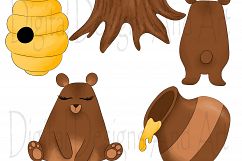Bee a bear clipart Product Image 8