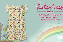 Kids Dress Mockup Product Image 2