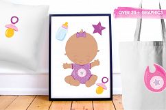 Baby Girl  graphics and illustrations Product Image 5