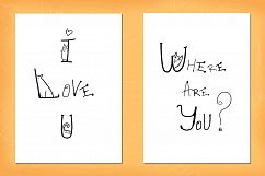 KotoLetters - clip-art, 2 Alphabets, posters, cards Product Image 8