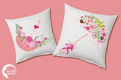 Umbrella Floral clipart, graphics, illustrations AMB-871 Product Image 3