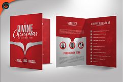 A Divine Christmas Program Photoshop Template Product Image 3