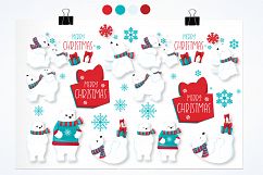 Winter Polar Bear graphics and illustrations Product Image 2