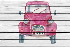 &quot;Bonjour, Paris&quot; watercolor clip art Product Image 5