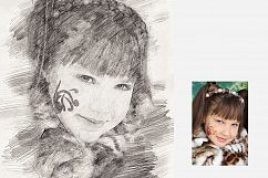 Pencil Sketch Art Photoshop Action Product Image 20