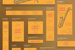 Jazz Music Jazz Festival Design Templates Bundle Product Image 11