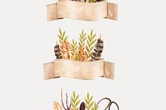 Watercolor Autumn Hedgehogs Product Image 5