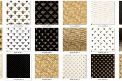 Honey Bee Seamless Patterns Product Image 2