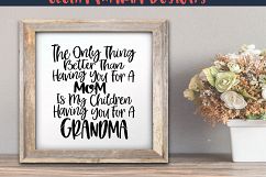 Grandma&#039;s SVG File, Mothers Day Svg, Cricut Cut File, PNG  Product Image 3