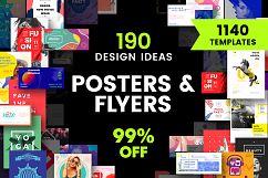 Poster &amp; Flyer Design Templates Bundle SALE Product Image 1