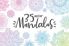 35 Vector Mandalas Product Image 1
