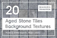 20 Aged Stone Tiles Backgrounds Product Image 1